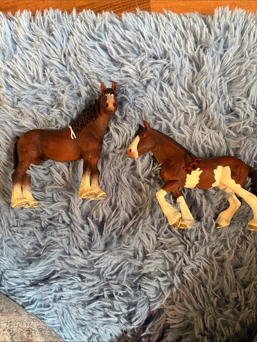 Schleich Clydesdale horses